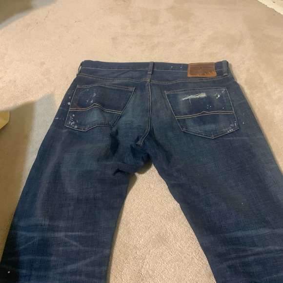 Polo Ralph Lauren distressed five pocket jeans size 34/32 - Picture 2 of 5